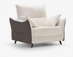 Sillón Cama estrecho con sistema de apertura Italiano con patas metálicas Ref.Bre-C 3114
