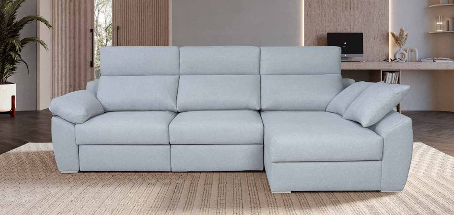 Chaise longue con asientos Deslizantes por carro REF.Ameli 3213 Chaise longue con asientos Deslizantes por carro REF.Ameli 3213