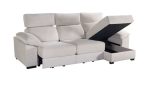Chaise longue con asientos deslizantes por carro con arcón Ref.Luna 149