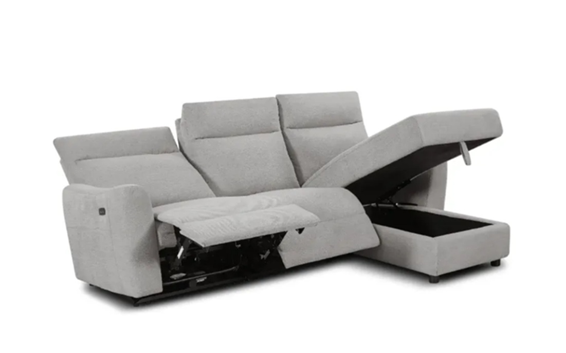 chaise longue barato en pamplona navarra oporto. Chaise longue con 2 Relax eléctricos con arcón Ref.Oporto 149 - Imagen 1