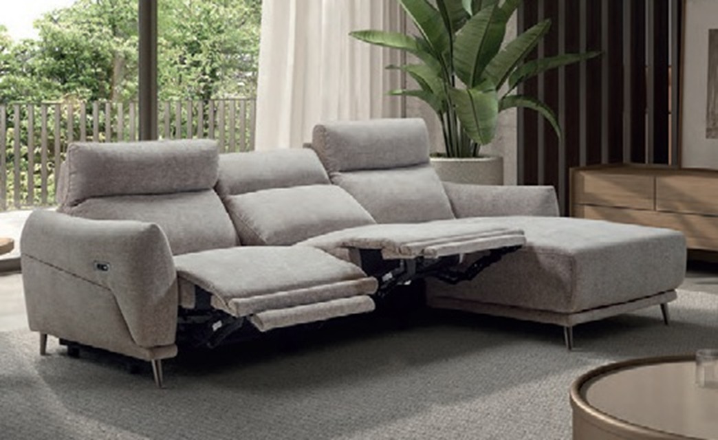 chaise longue relax electrico barato en pamplona navarra munich Chaise longue con 2 asientos Relax Motor con patas Ref.Muni 253 - Imagen 1