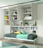 Cama abatible horizontal para colchón de 90x190 REF.67 1010F - Imagen 2