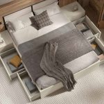Dormitorio de matrimonio moderno con mesitas colgadas Ref.326 1068 - Imagen 2