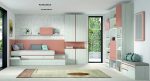Dormitorio juvenil con Cama Block REF.52 1010F