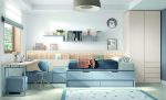 Dormitorio juvenil con Cama Compacto REF.54 1010F