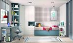 Dormitorio juvenil con Cama nido REF.56 1010F