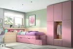 Dormitorio juvenil con Cama Compacto REF.57 1010F