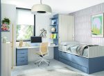 Dormitorio juvenil con Cama Compacto REF.64 1010F - Imagen 2