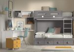Litera Fija juvenil de 90x190 con cajones REF.209 1010F