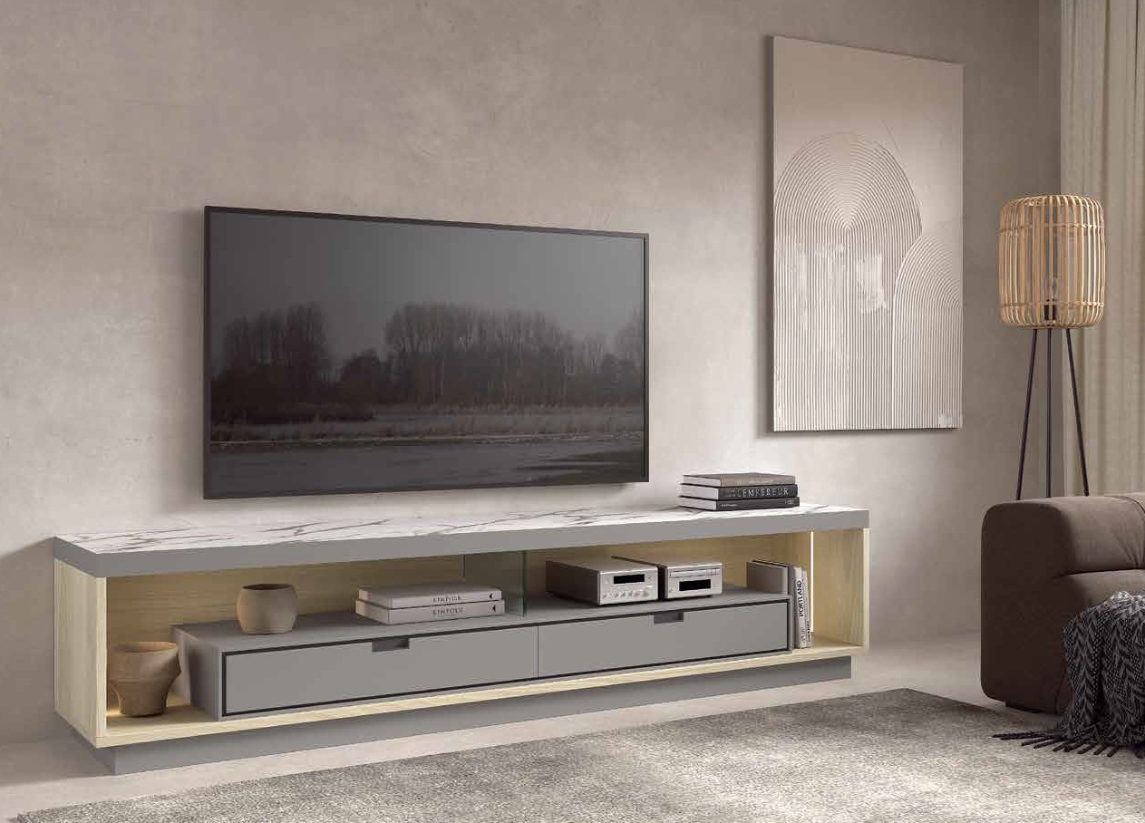 bajo tv moderno barato en pamplona navarra 146 Mueble de Tv con patas Moderno Ref.146 1068 - Imagen 1