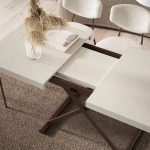 Mesa de Centro - Comedor rectangular elevable con motor con patas metálicas Ref.510 2377 - Imagen 3