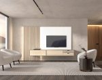 Mueble de Salón Moderno con panelado Ref.101 1068